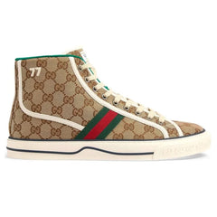 Gucci Tennis 1977 High 'Beige Ebony' - vasre