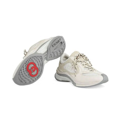 Gucci Wmns Run Sneaker 'White Suede' - vasre
