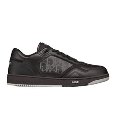 Dior B27 Low Black Dior Oblique Galaxy Leather Grey - vasre