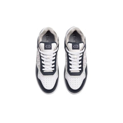 Dior B27 Smooth Calfskin With Dior Oblique Jacquard Deep Blue - vasre