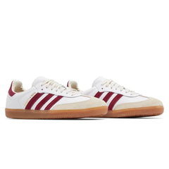Sporty & Rich x Adidas Samba OG 'White Core Burgundy' - vasre