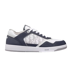 Dior B27 Smooth Calfskin With Dior Oblique Jacquard Deep Blue - vasre