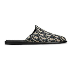 Indior Mule Beige and Black Dior Oblique Jacquard - vasre
