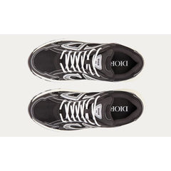 Dior B30 Black Mesh And Technical Fabric Low Top Sneakers - vasre