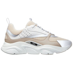 Dior B22 Cream Technical Mesh with Beige and White Smooth Calfskin - vasre