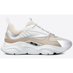 Dior B22 Cream Technical Mesh with Beige and White Smooth Calfskin - vasre