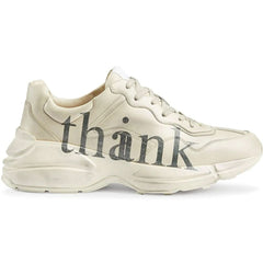 Gucci Rhyton 'think/thank' print sneaker - vasre