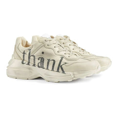 Gucci Rhyton 'think/thank' print sneaker - vasre