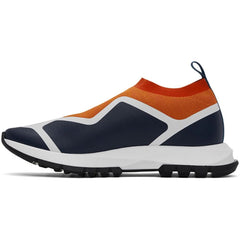 Givenchy Orange Spectre Knit Sneakers - vasre