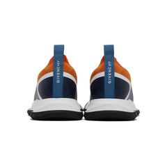 Givenchy Orange Spectre Knit Sneakers - vasre