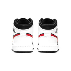 Air Jordan 1 Mid Black Chile Red White - vasre