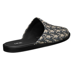 Indior Mule Beige and Black Dior Oblique Jacquard - vasre